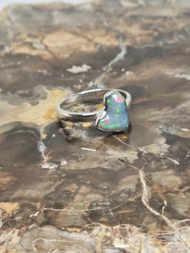Bague Argent 925 et Opale welo 