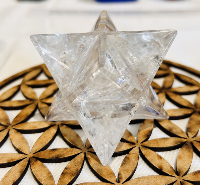 MERKABA en cristal de roche