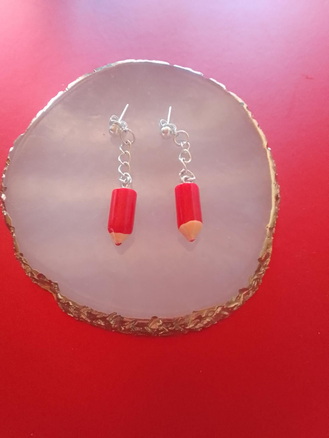 Boucles d'oreilles crayons