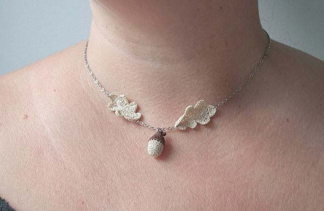 Collier Feuilles de Chêne