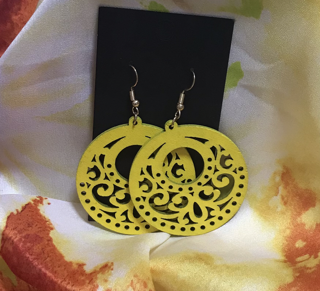 Yellow Dangling Earrings- YDE52
