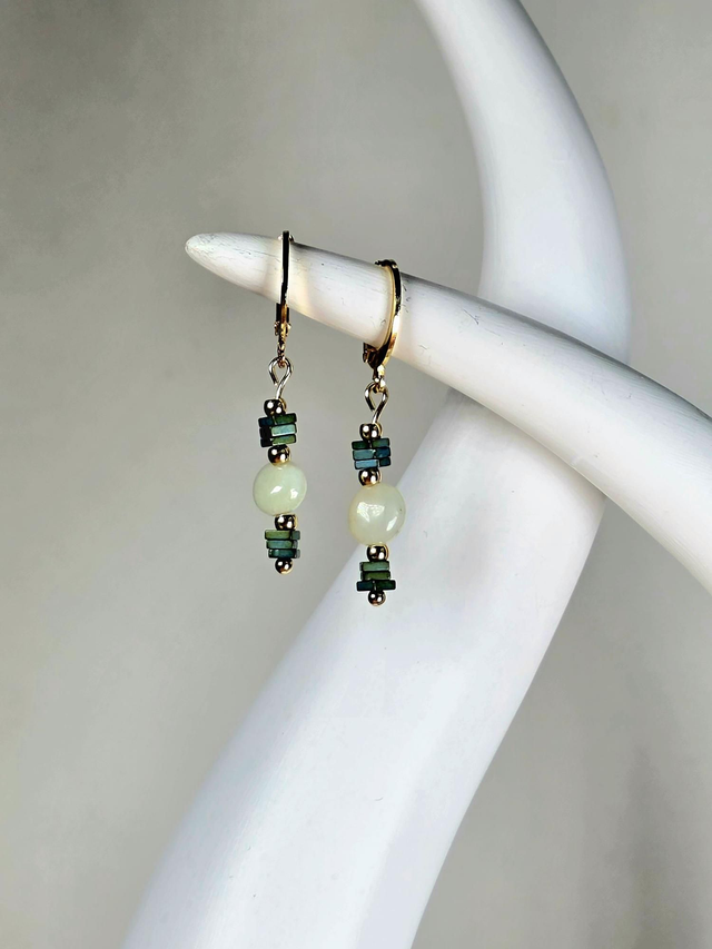 Ohrringe 'Amazonit Liebe'