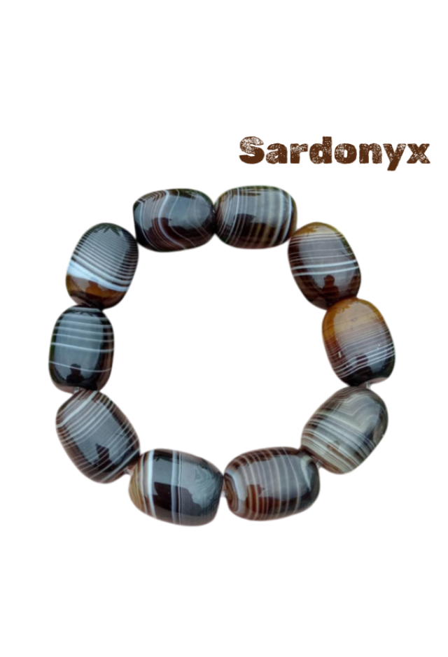 Natursteinarmband Sardonyx 2