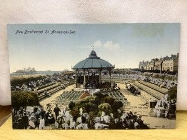 New Bandstand, St. Annes-on-Sea, Lancashire, vintage Valentine's Series Vintage Postcard. Our Ref No R534 £2.50