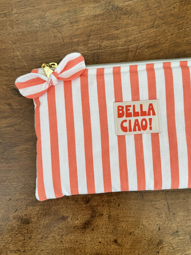 Pochette plate matelassée L