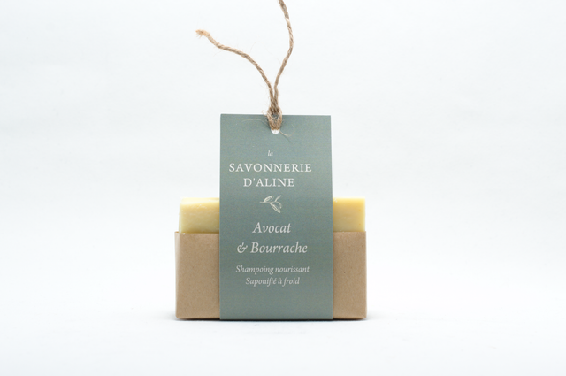 Shampoing à l'avocat et bourrache