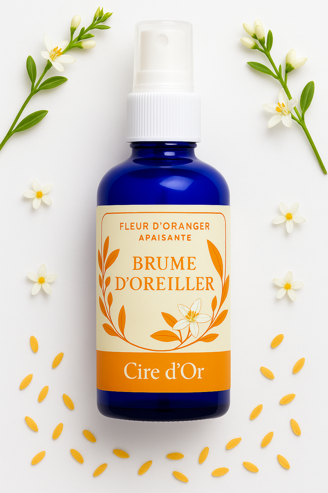Brûme d'oreiller fleur d'oranger