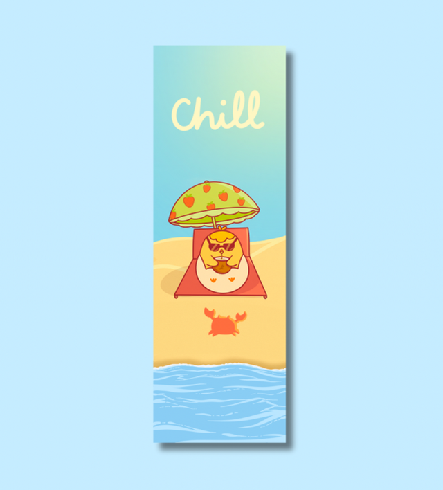 Marque Page Piyou Chill