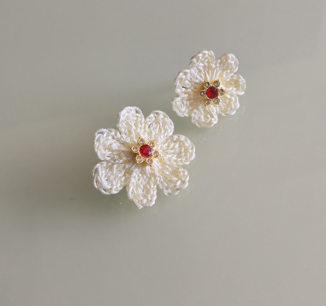 Fehér maragarétás szett