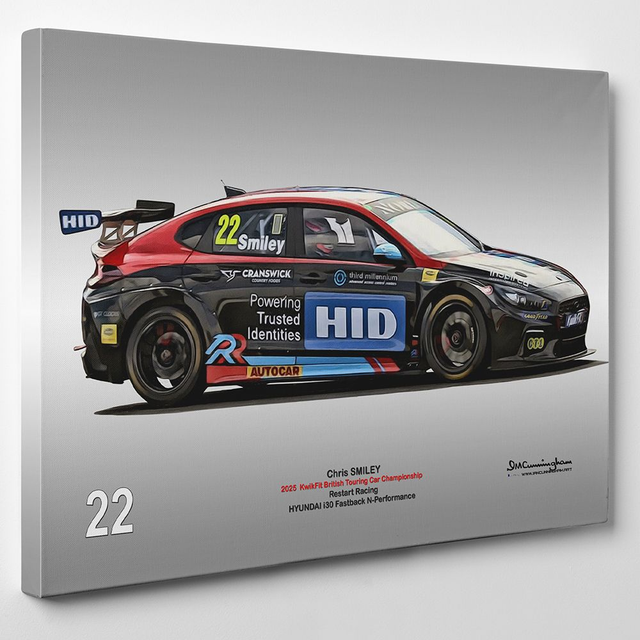 C250506 Hyundai i30N BTCC 25 Restart Racing #22 Chris Smiley DNPK