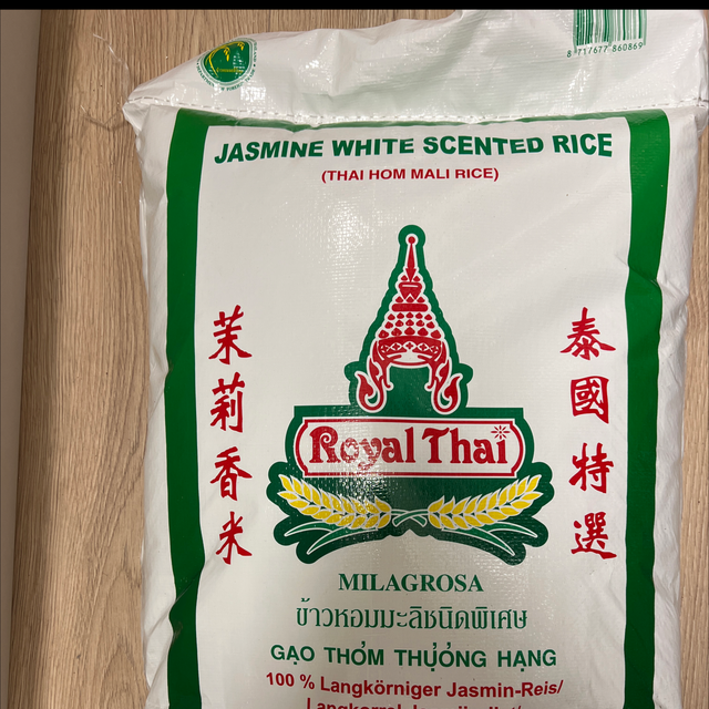 Jasmine Rice Royal Thai 20 Kg
