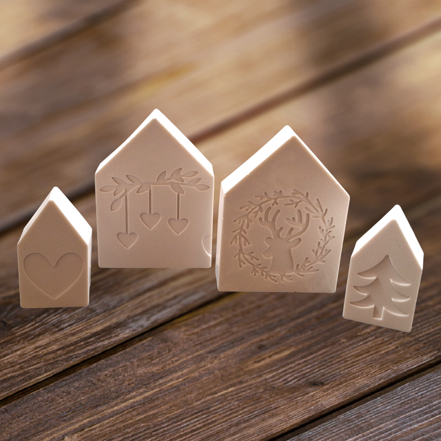 Häuschen-Set "Winterzauber"