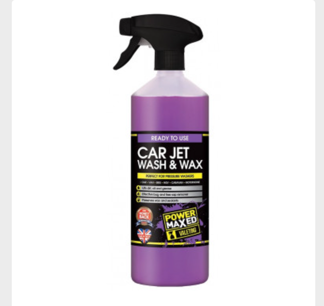 Power Maxed Car Jet Wash &amp; Wax1L