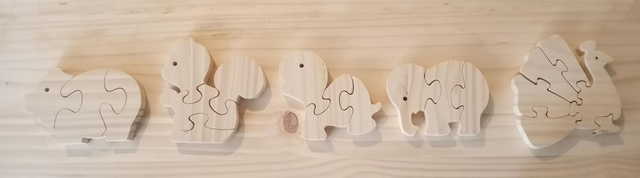 Puzzle bois brut 