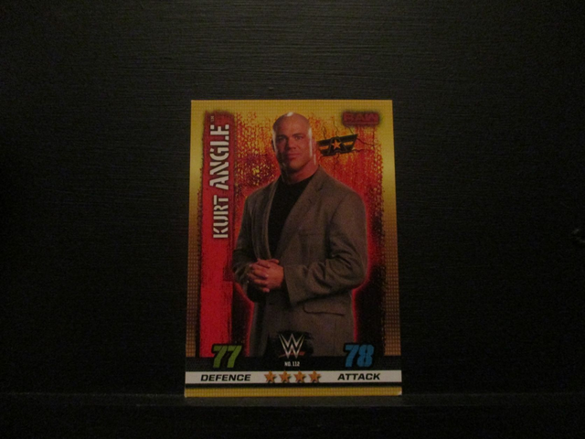 Kurt Angle - Raw Slam Attax 10th Edition Original Trading Card #112