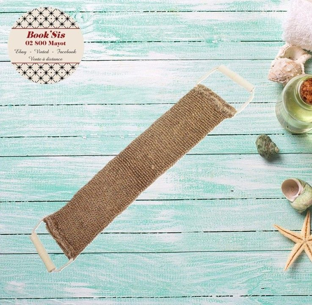 Gommage pour le dos en jute