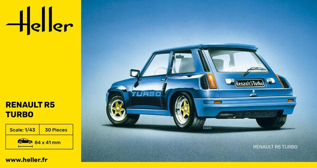 renault R5 Turbo Heller 80150 1/43