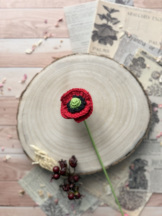 Coquelicot petit (personnalisable pour créer votre bouquet)