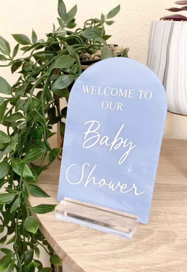 Baby Shower Acrylic Sign