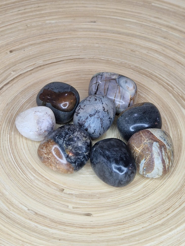 Jaspe Picasso - Pierre roulée