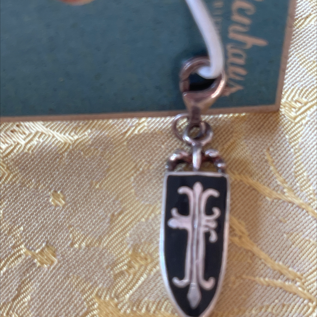 Charm Anhänger 925er Silber Fleur de Lys 