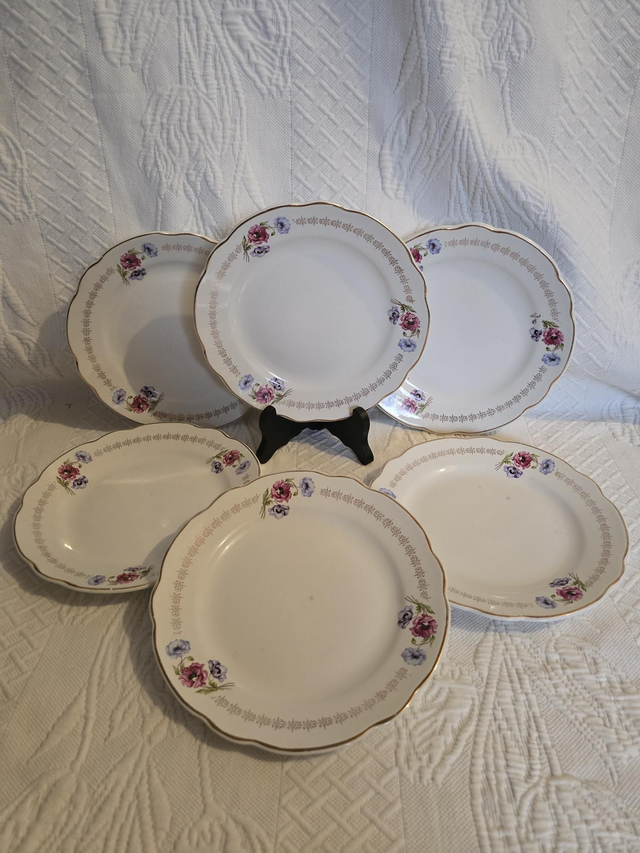 Assiettes plates Faïence Vercor