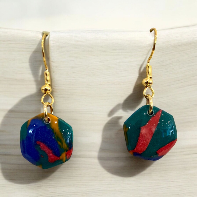 PETITS HEXA BLEU/VERT/ROUGE