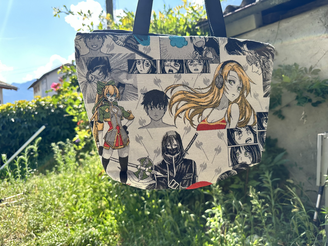 Petit sac manga casque de musique 