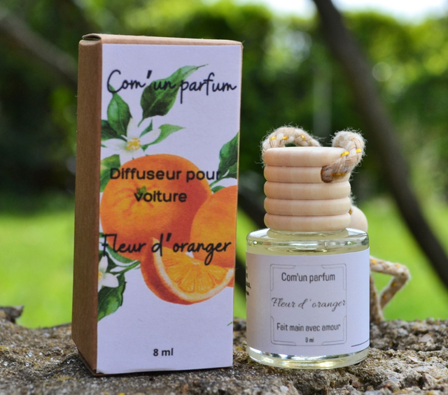 Diffuseur pour voiture Fleur d'oranger 8ml