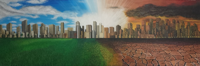 "Urbanisation" 40X120cm  