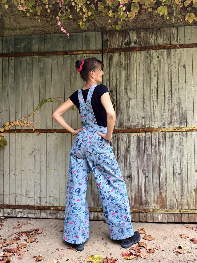 Salopette Monstre d&#039;amour -griffée Camille Llado-