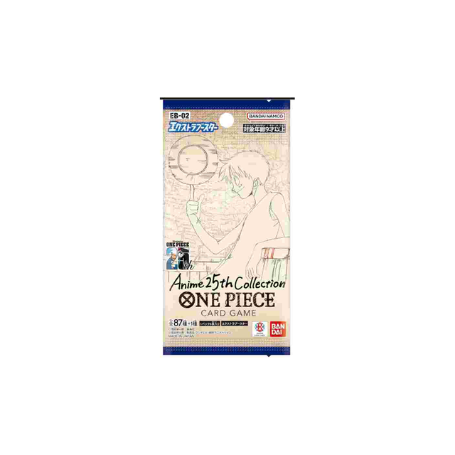 Booster Pack Memorial Collection EB02 Anime 25th - One Piece Japanese 