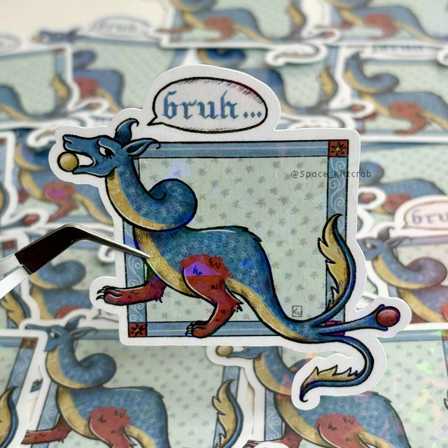 Bruh single sticker (posamezna nalepka)