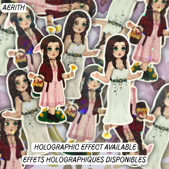 Stickers Final Fantasy VII Rebirth | Aerith