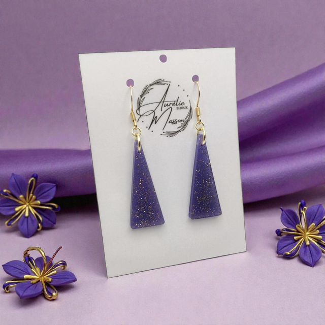 Boucles d'oreilles "Lilas"