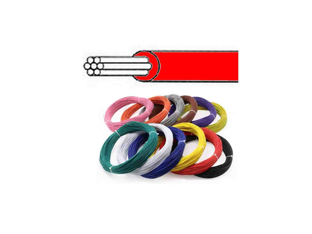 Fil de câblage 10 ml FC50R 0,50 mm² souple rouge