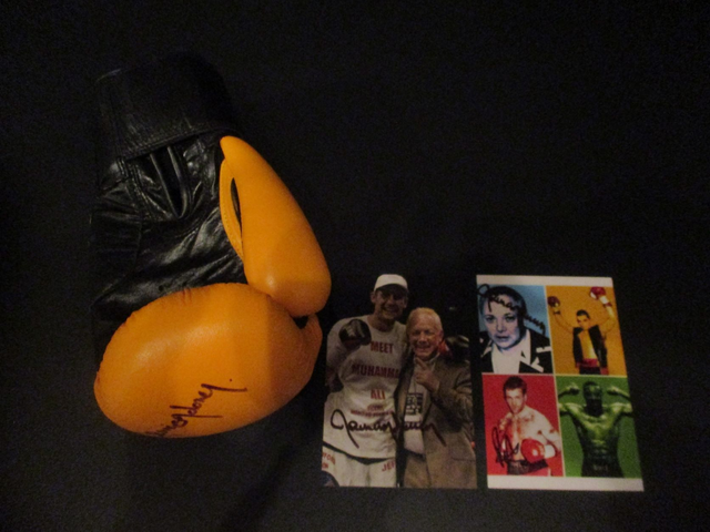 Frank Maloney Authentic Autographed Signed Items In-Person At Our Event On 12th September 2009