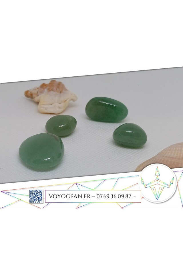 Pierre roulée : aventurine verte