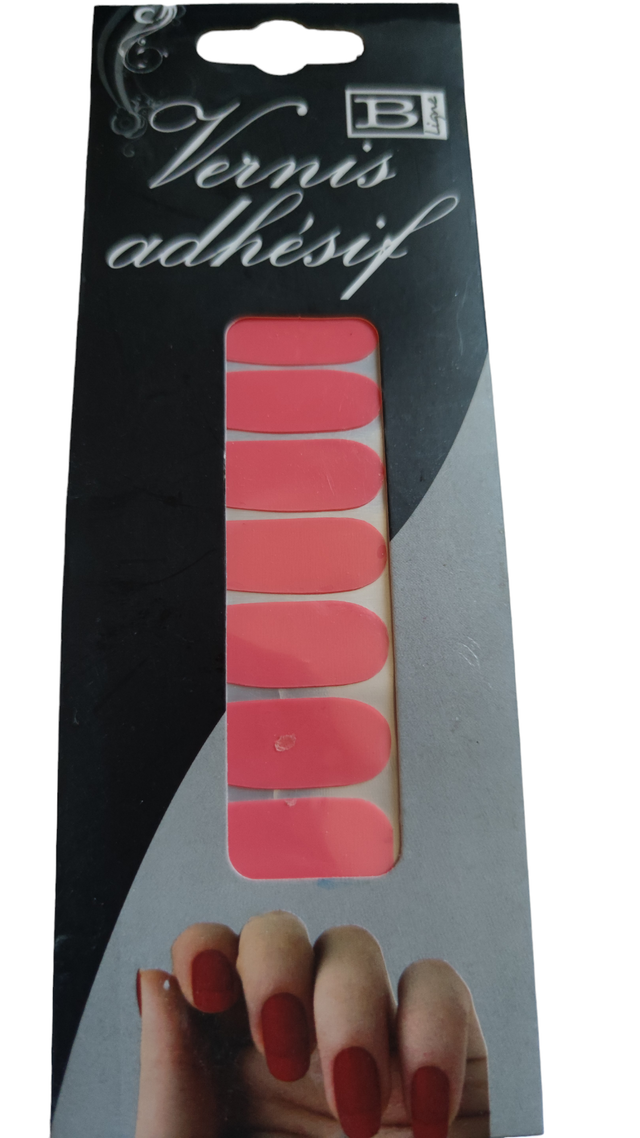 Vernis adhésif rose (Ligne)