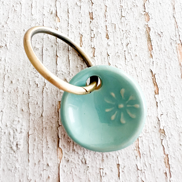 Porte-clés WORRY STONE « j’veux du bonheur »
