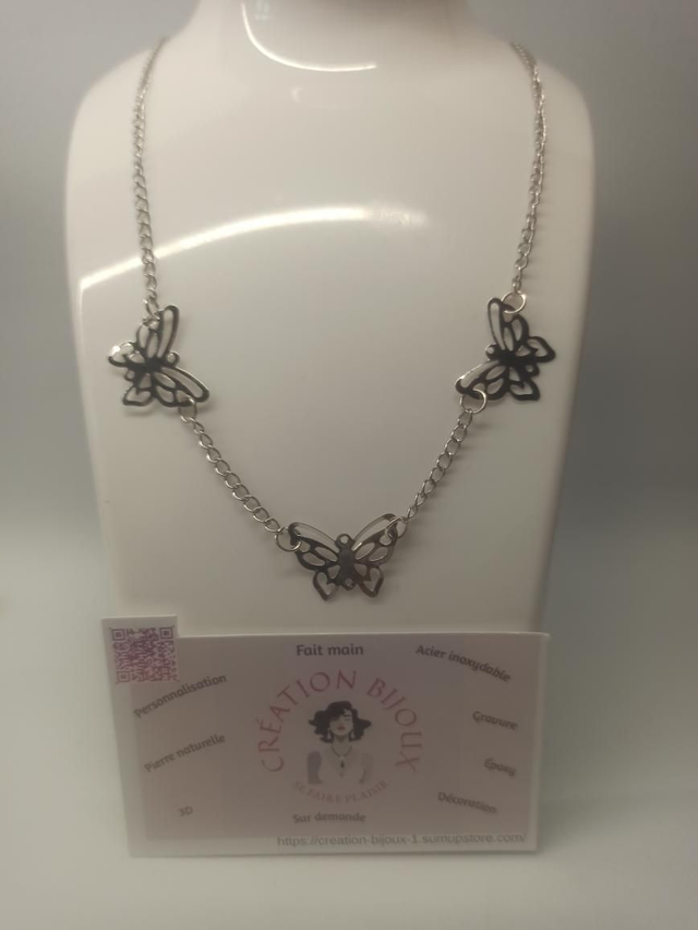 Collier papillon 