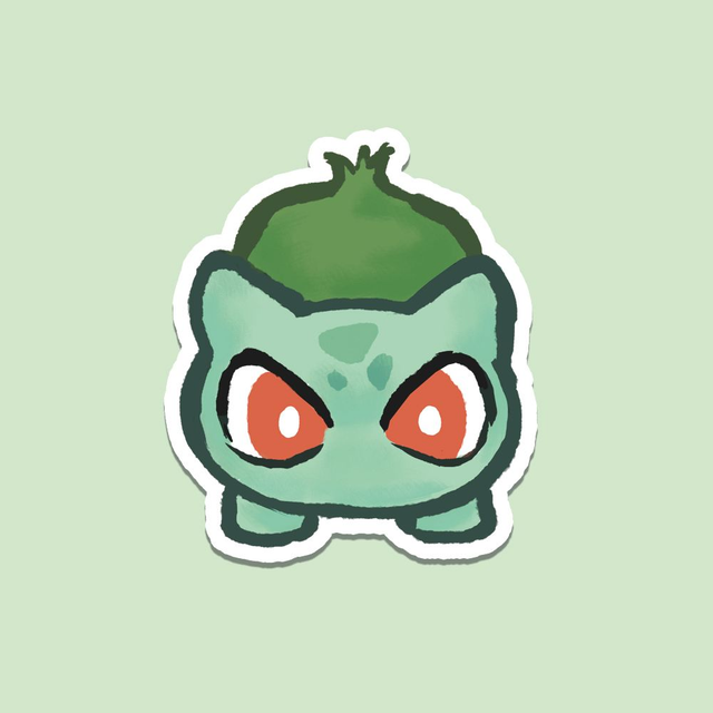 Bulbasaur vinyl sticker