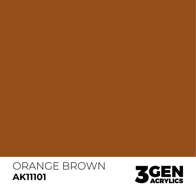 3rd Gen. Acrylics 101 Orange Brown
