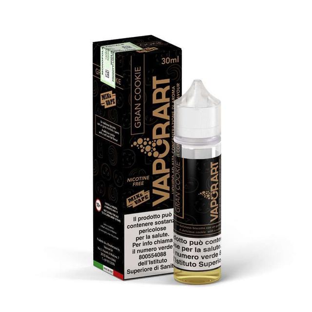 VAPORART SHOT 30/60 GRAN COOKIE 30ML CONCENTRATO EAN8059571193699
