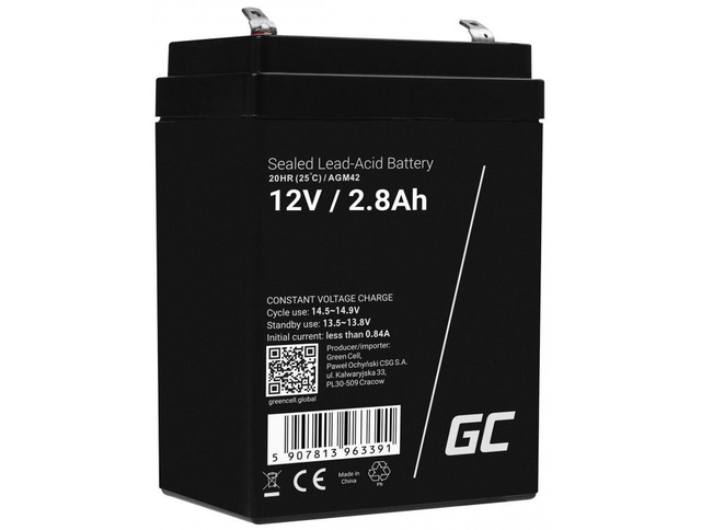 Z_Batterie AGM 12Vdc - 2,8Ah