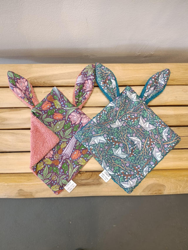 Lot débarbouillettes rigolotes 