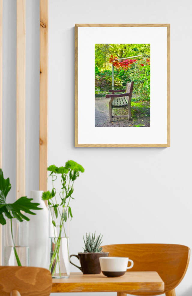 Meet me at Our Bench - Print