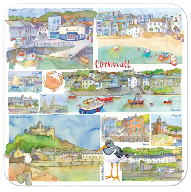 Cornwall Coasters - Set of 4