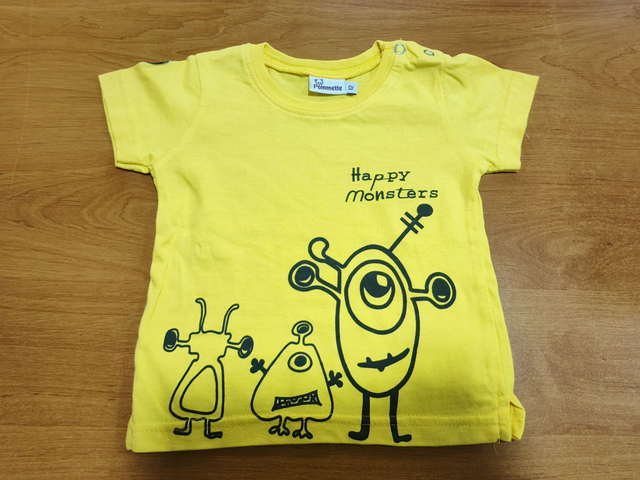 T-shirt jaune 12 mois