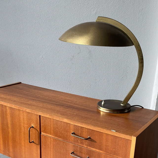 Josef Brumberg Sudern vintage brase tablelamp